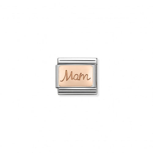 Classic Link 9K Rose Gold Mam Charm