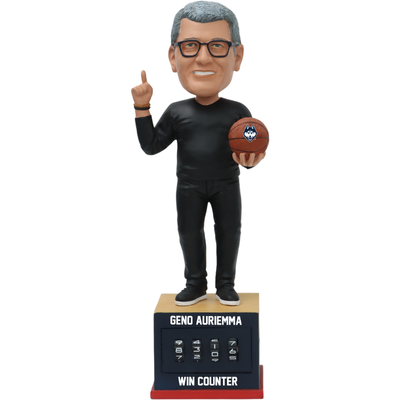 Coach Geno Auriemma UConn Huskies Win Record Bobbleheads