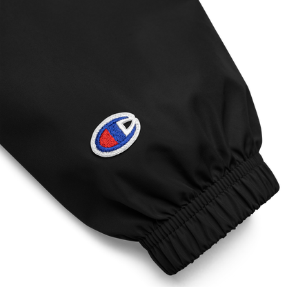 Comin' Strapped - Embroidered Champion Packable Jacket