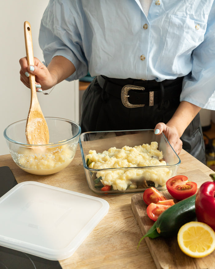 Cook & Freeze - Square dish with special freezer lid
