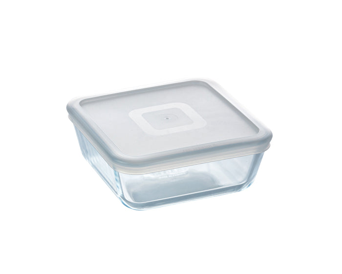 Storage box, food storage box, storage box with lid, pyrex, glass storage box, glass food storage box with lid, borosilicate glass