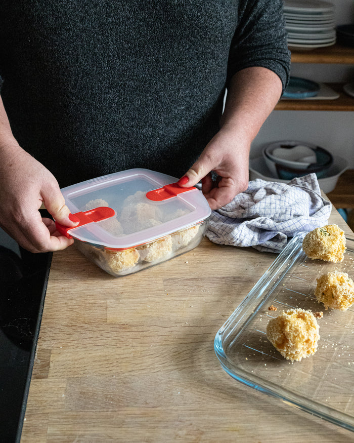Cook&Heat - Square replacement lid with steam valves