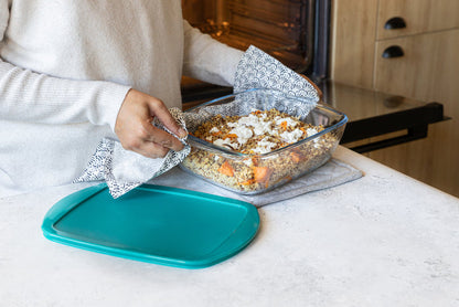Cook&Store - Peacock green rectangular replacement lid