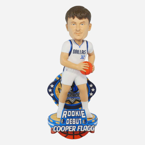 Cooper Flagg Dallas Mavericks Rookie Debut NBA Basketball Bobblehead