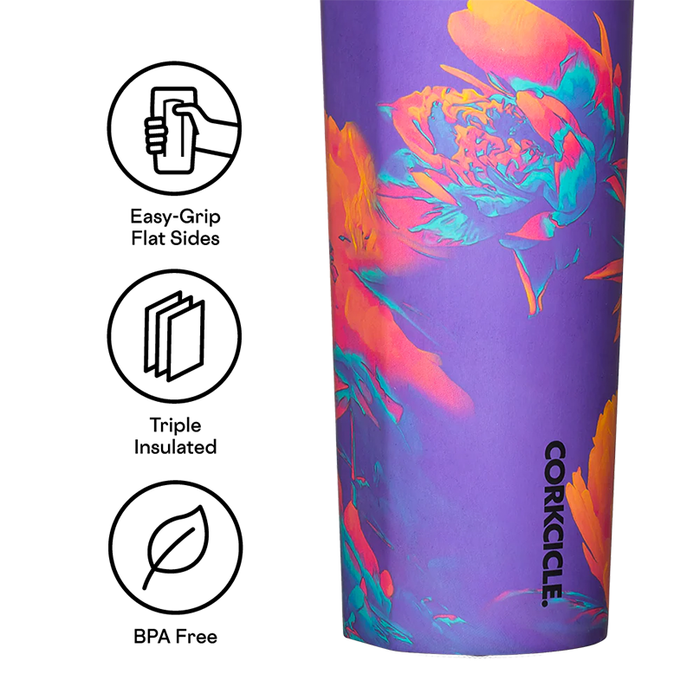 Corkcicle Canteen - 20 oz - Super Bloom