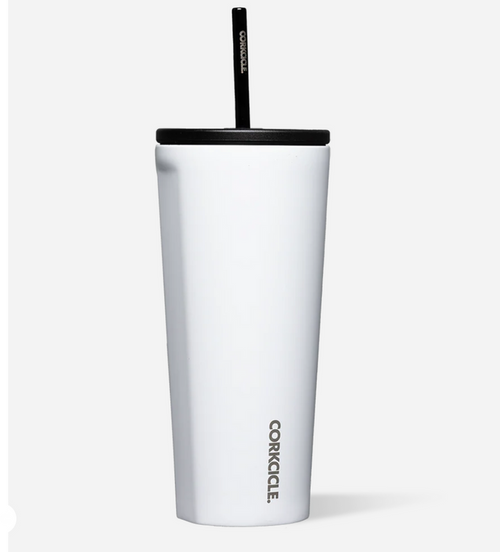 Corkcicle Cold Cup - 24 oz - Gloss White