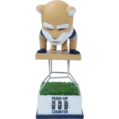 Cosmo the Cougar BYU Cougars Mascot Push-Up Counter Bobblehead