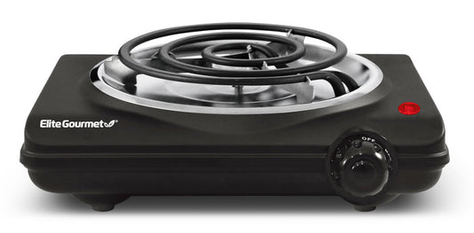 Countertop Single Electric Coiled Burner (Black)