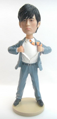 Custom Super Company Logo Man Bobblehead #2 - National Bobblehead HOF Store