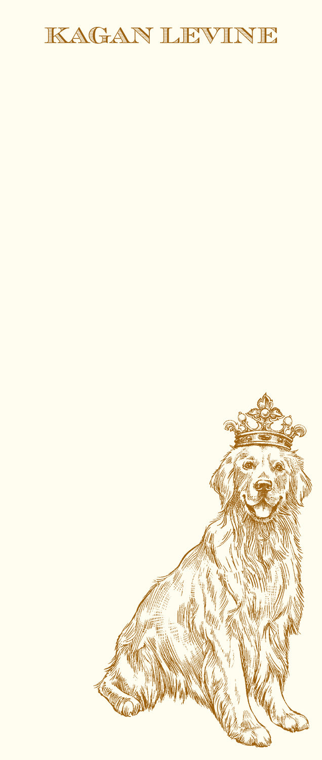 Customizable Golden Retriever Long Pad