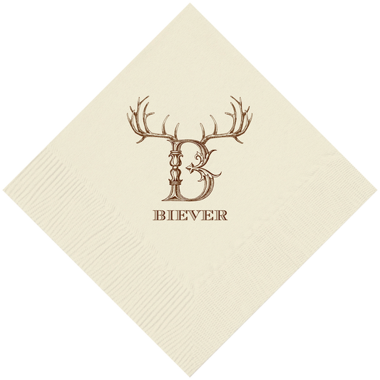 Customizable Hornabet Beverage Napkins B