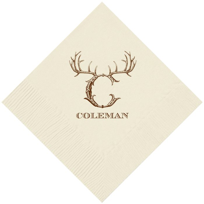 Customizable Hornabet Beverage Napkins C