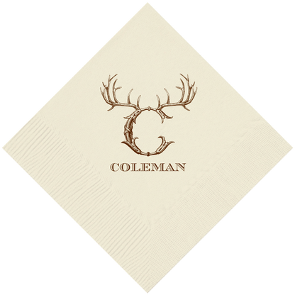 Customizable Hornabet Beverage Napkins C