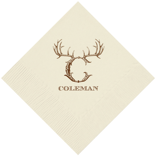 Customizable Hornabet Beverage Napkins C