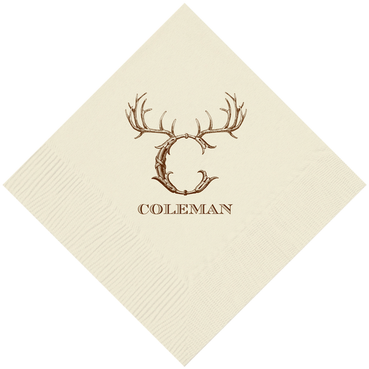 Customizable Hornabet Beverage Napkins C