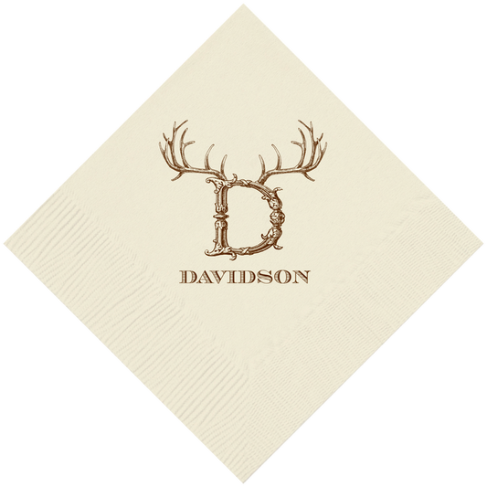 Customizable Hornabet Beverage Napkins D