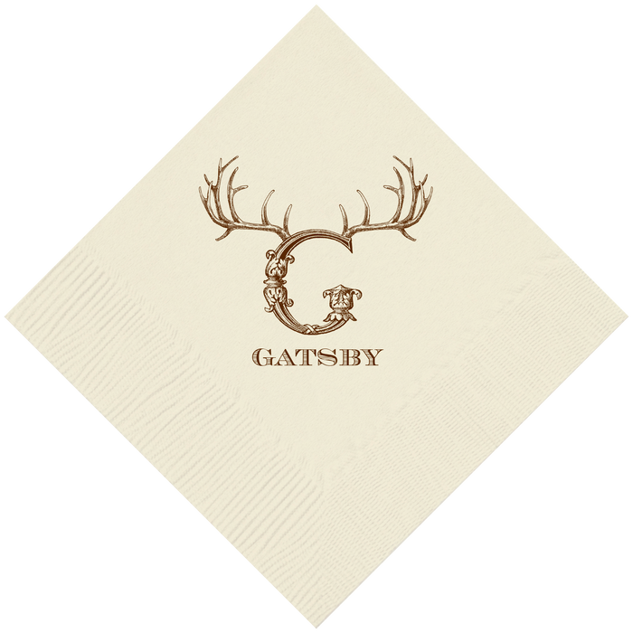 Customizable Hornabet Beverage Napkins G