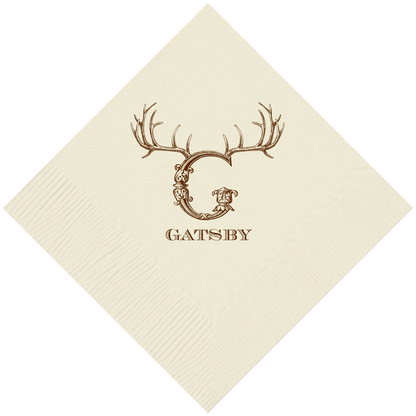 Customizable Hornabet Beverage Napkins G