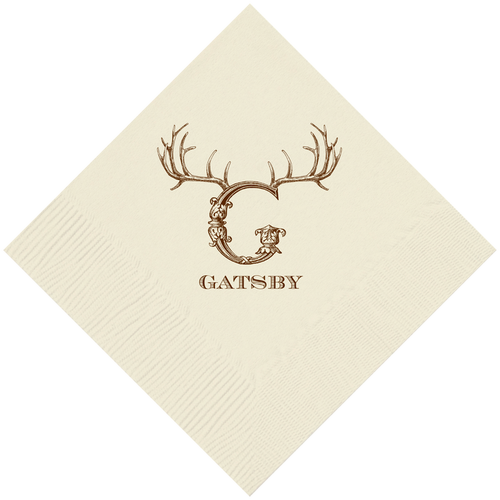 Customizable Hornabet Beverage Napkins G