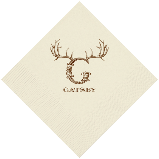 Customizable Hornabet Beverage Napkins G
