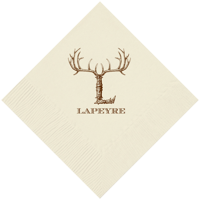 Customizable Hornabet Beverage Napkins L