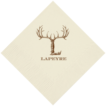 Customizable Hornabet Beverage Napkins L