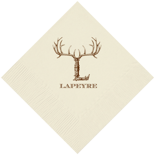 Customizable Hornabet Beverage Napkins L