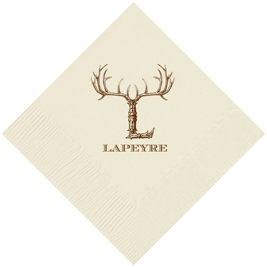 Customizable Hornabet Beverage Napkins L