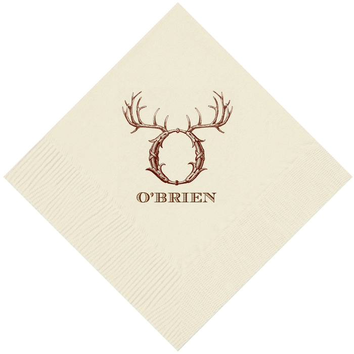 Customizable Hornabet Beverage Napkins O