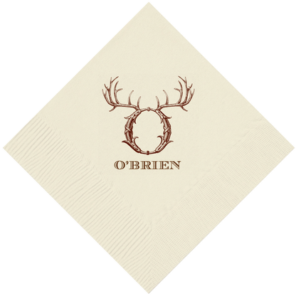 Customizable Hornabet Beverage Napkins O