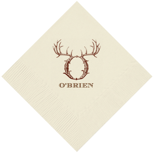 Customizable Hornabet Beverage Napkins O
