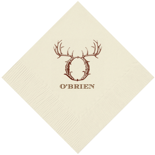Customizable Hornabet Beverage Napkins O