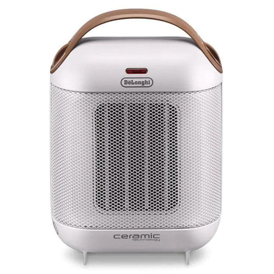Delonghi 1800W Capsule Ceramic Fan Heater - White | HFX30C18.IW from DID Electrical - guaranteed Irish, guaranteed quality service. (6977590067388)