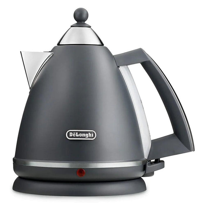 DeLonghi Argento Silva 1.7L 3000W Jug Kettle - Grey | KBX3016.GY from DID Electrical - guaranteed Irish, guaranteed quality service. (6977506738364)