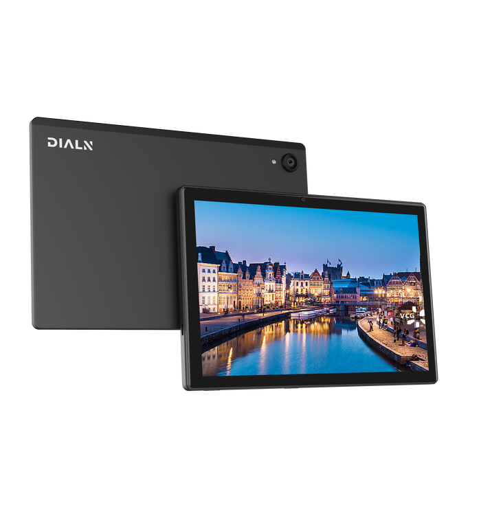 DIALN X10G Android 13 Tablet (4G LTE) - 64GB, 10.1” HD Display, Quad-Core Processor, Dual 8MP Cameras