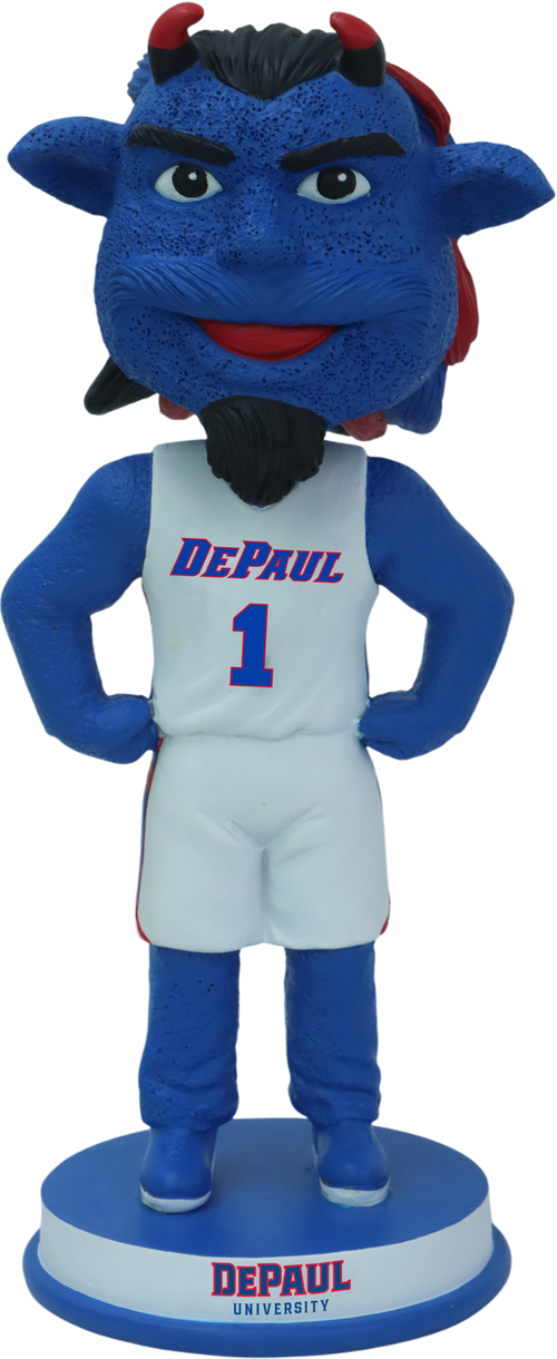 DIBS DePaul Blue Demons Mascot NCAA College Bobblehead