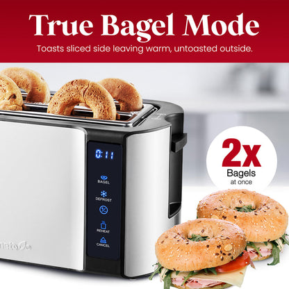 Digital Long Slot 4 Slice Toaster ECT5322