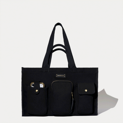 Dillon Carryall Tote  - Black/Gold