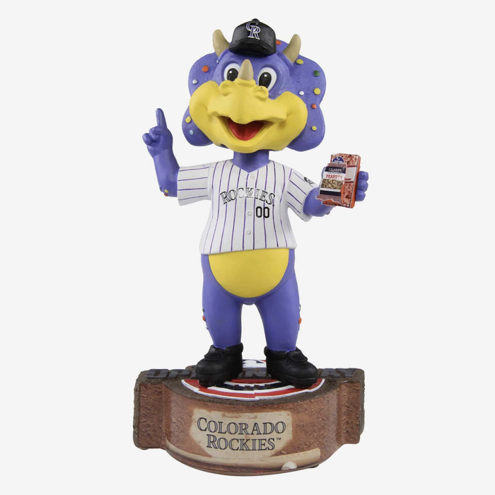 Dinger Colorado Rockies Opening Day Take Me Out to Ballgame Singing Bobblehead