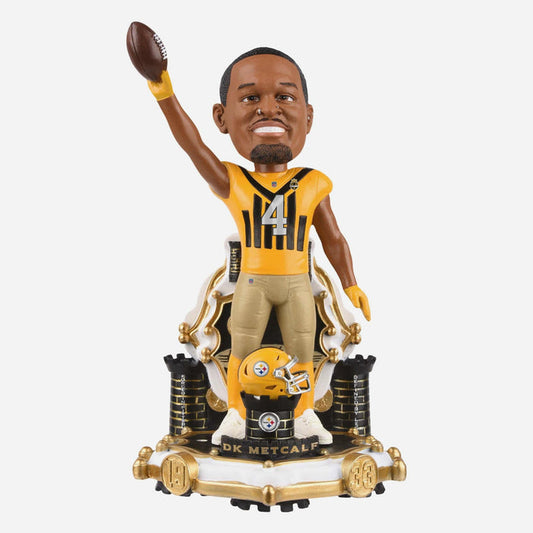 DK Metcalf Pittsburgh Steelers Alternate Uniform NFL Football Bobblehead