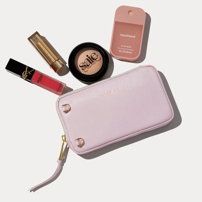 Donna Pouch Set - Pink Wave/Chrome Gold