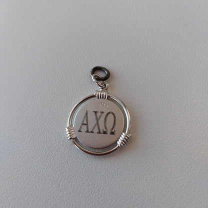Double-sided Pendant - Alpha Chi Omega