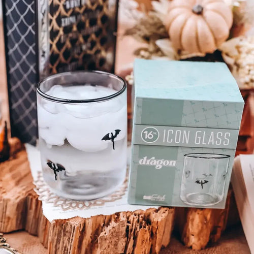 Dragon Icon Glass Drinkware