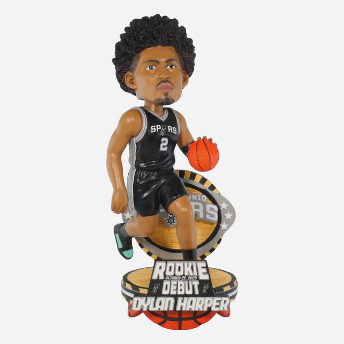 Dylan Harper San Antonio Spurs Rookie Debut NBA Basketball Bobblehead