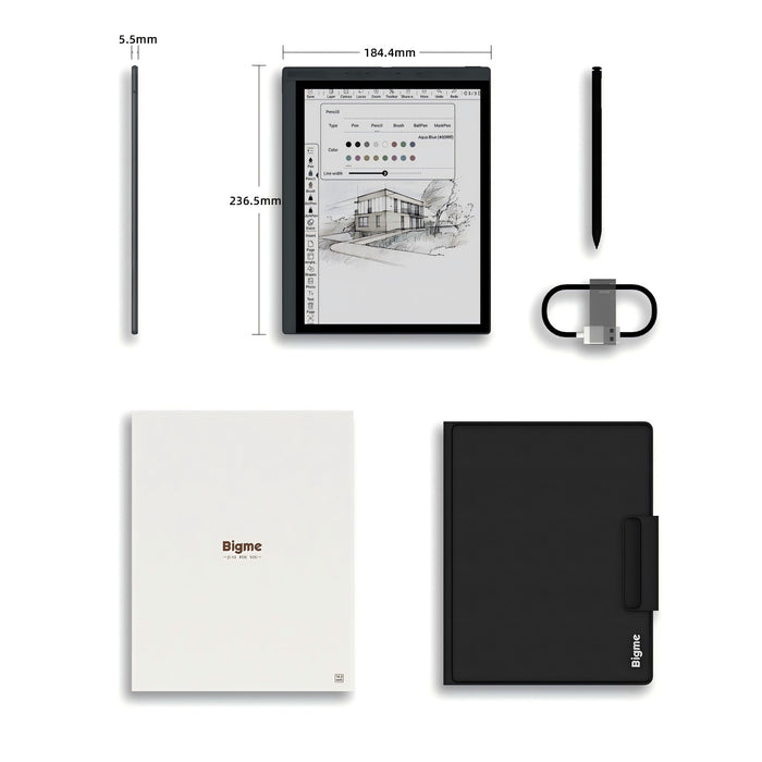 E reader B1051C Lite 10.3'' Android 14 tablet Bigme B1051c E-book E-ink E-note E-reader spo-cs-disabled spo-default spo-disabled spo-notify-me-disabled Morden remarkable Eink Tablet for digital reading