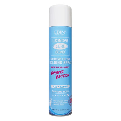 Ebin New York Wonder Curl Bond Supreme Freeze Holding Spray 300ml - UK SHIPPING ONLY