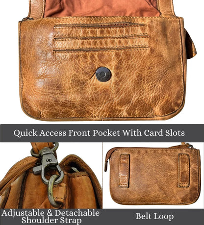 women's leather crossbody bag
