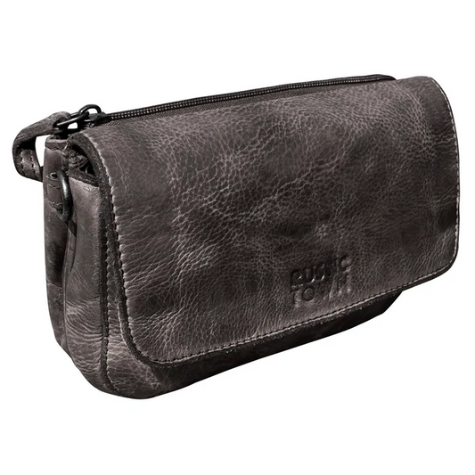 Elara Leather Wallet Travel Purse Waist Bag for Women, Stone Brown