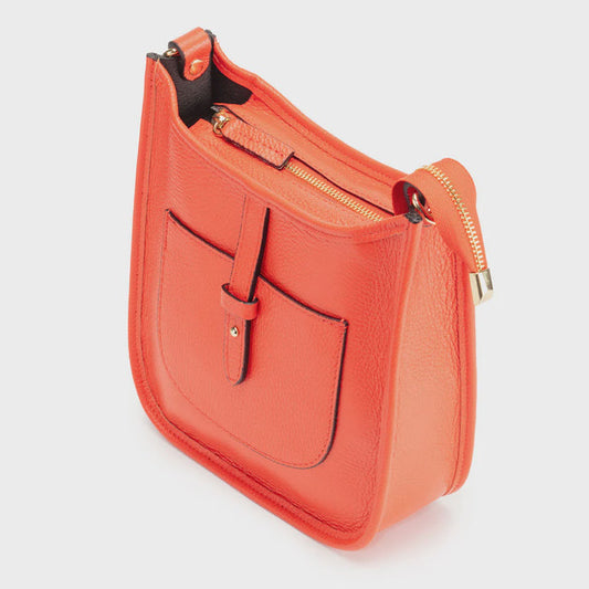 Elie Beaumont Messenger Bag - Coral