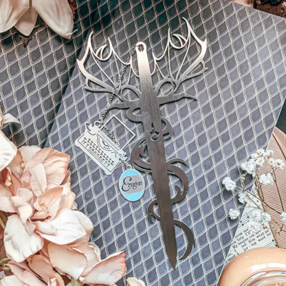 Eragon Inspired: The Brisingr Sword Metal Bookmark